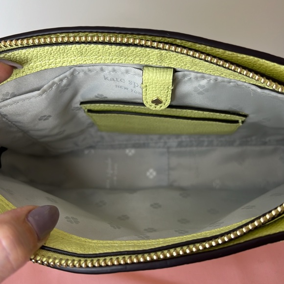 Kate Spade yellow saffiano leather crossbody - Picture 2 of 8